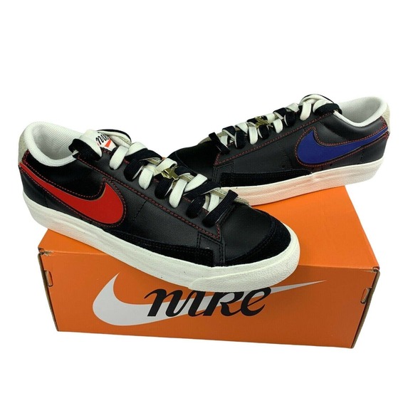 Nike Blazer Low 77 Mens Premium \'Removable Swoosh\' PRM Size 6.5 Shoes DH4370-001 main image 4